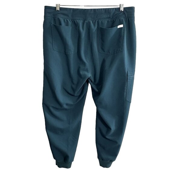 FIGS Women Zamora Scrub Pants Teal Size XL Jogger Nurse Medical Hospital 39-1 - Picture 2 of 11